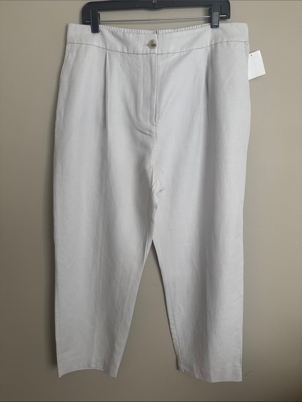 NWT- REISS Farrah Tapered Pants, Grey, size US12 - Picture 5 of 12